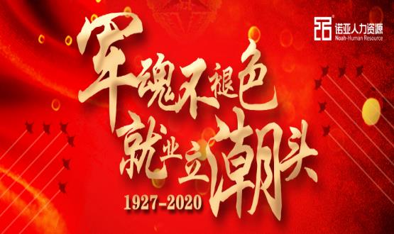 軍魂不褪色，就業(yè)立潮頭！熱烈慶祝中國人民解放軍建軍93周年！